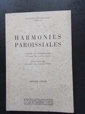 Partition ancienne - HARMONIES PAROISSIALES ORGUE OU HARMONIUM -V2 - H. DELEPINE