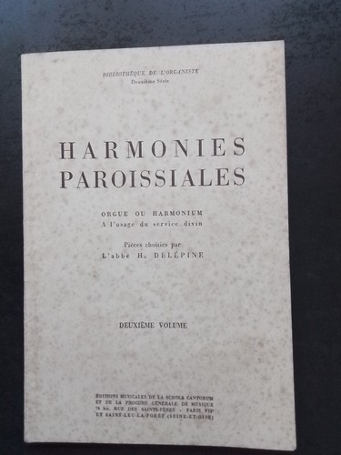 Partition ancienne harmonies - partition,