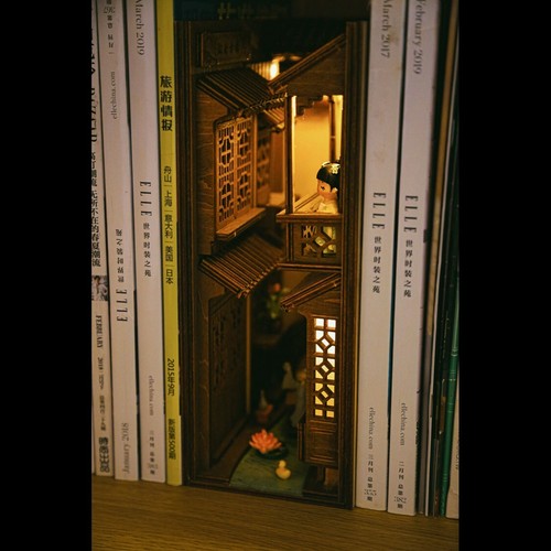 Water town alley - town, book