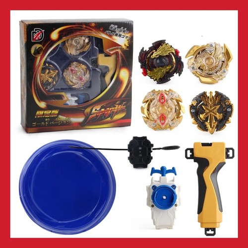Set lot toupie - lot, or
