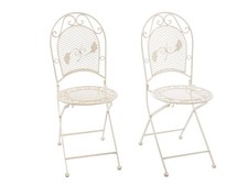 Chaises de jardin - fer -