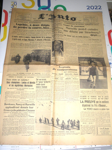 Auto 1937 football - l'auto, 13/03/1937