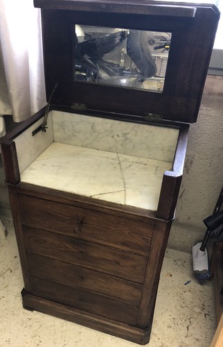 Meuble toilette ancien - meuble,