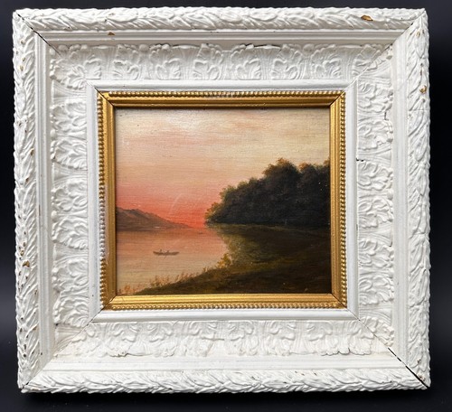 Tableau huile sur panneau - , "
