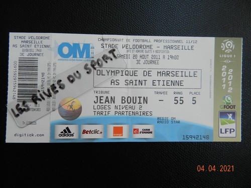 Ticket billet football - +++,