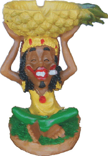 Eclipse rasta fruit ashtray - eclipse,
