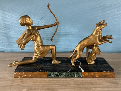 Bronze doré art nouveau - art,