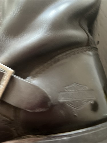 Harley davidson black - black, leather