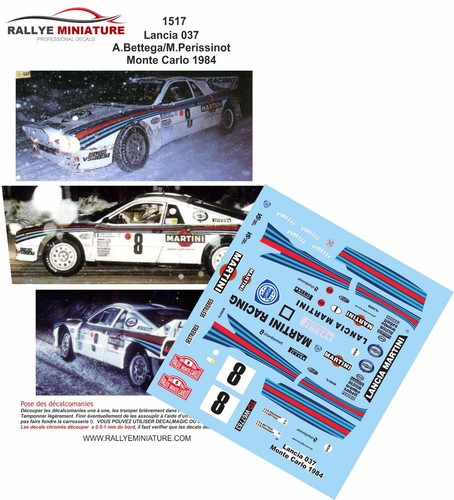 Decals ref 1517 lancia - 1517,