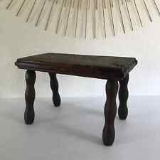29 ⚜️  Ancien Petit Banc En Bois Vintage Authentique