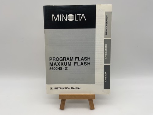 Minolta program flash maxxum - program,