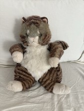 Peluche chat tigré marron et blanc Ikea ( Annonce 2 )