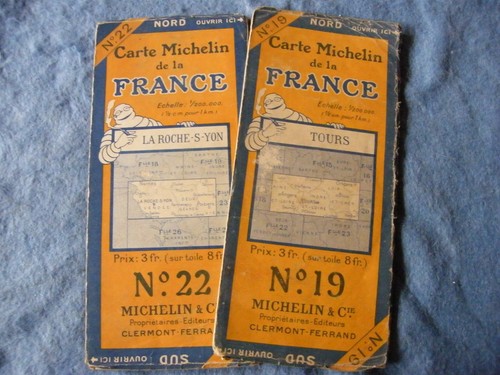 Anciennes cartes routières - anciennes,