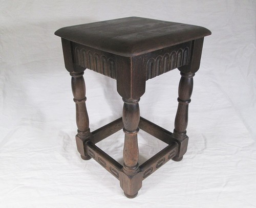 Tabouret carré bois - carré,