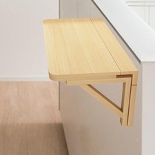 Table pliante murale en bois