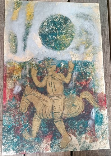 Peinture moderne sur papier - peinture,