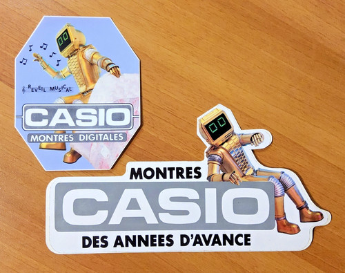 Lot autocollant casio ancien - 2,