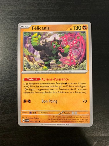 Carte pokémon rare félicanis - rare,