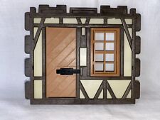 Playmobil Mur Porte Fenêtre Colombage 3450 3455 3441 Château Maison