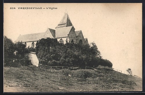 Cpa varengeville église - varengeville,, l´Église