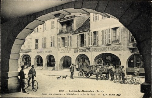 Cpa lons saunier - cpa, jura,