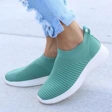 Basquettes à chaussettes à enfiler Légère printemps été chaussures basket souple