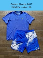 Roland Garros 2017 - Tenue De Tennis Nike - Dimitrov - Taille XL - Très Bon État