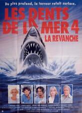 JAWS THE REVENGE - SHARK / CAINE / SEA / PEEBLES - ORIGINAL LARGE MOVIE POSTER