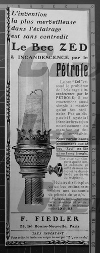 Bec zed lampe petrole - zed,
