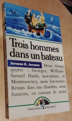 Trois hommes dans bateau - trois, un