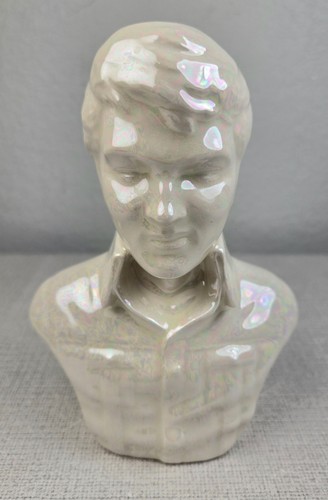 Small white iridescent elvis - iridescent,