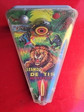 Ancien jouet tôle plastique stand de tir France garnier 