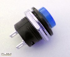 Interrupteur 13mm bouton poussoir momentané 2 broches AC/DC switch button 2 pins