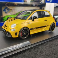 VOITURE SOLIDO FIAT F595 ABARTH SOLIDO WORKS JAUNE 2024 1:18 NEUF BOITE S1811306