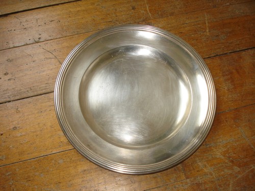 Ancien plat rond - ancien, de