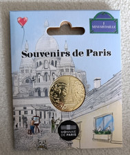 FRANCE 2025 MINI MEDAILLE MONNAIE DE PARIS SOUVENIRS TOUR EIFFEL SACRÉ COEUR
