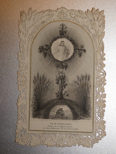 Image pieuse canivet dentelle