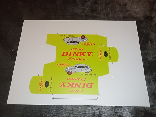 Boite dinky club france cdf - dinky,