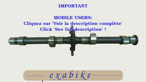 Arbre cames echappement pour - arbre,
