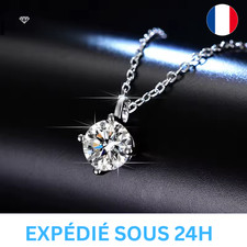 Collier pendentif diamant - collier,
