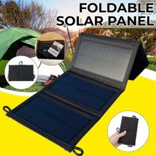 Panneau Solaire Pliable Cellule Solaire USB Portable Pliable Étanche 10w