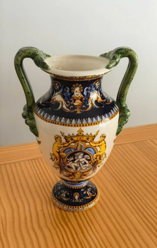 Ancien vase faïence - en, de