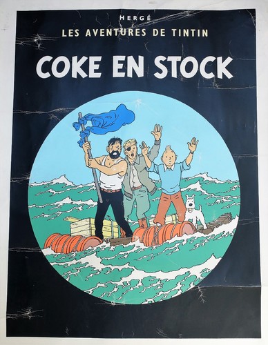 Sérigraphie tintin coke - sérigraphie,