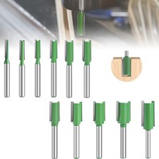 11 Pièces 6 mm Queue Fraise Defonceuse Fraise Droite Fraise à Bois Fraise Ext...