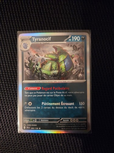 Carte pokémon holo tyranocif - pokémon,