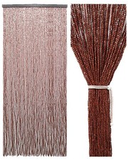 Rideau de perles en bois 90 x