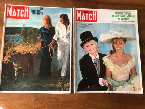 Lot revues paris match - de, 2