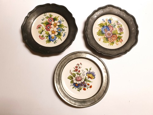Assiette décorative ancienne