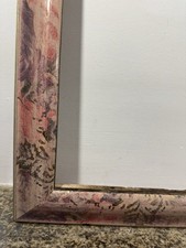 Cadre Art déco 12F à motifs floraux Feuillure: 61 x 52 cm Vue: 60 x 51 cm