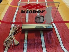 Publicité KLEBER enseigne lumineuse garage mécanique pneu